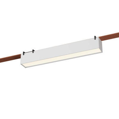 Светильник трековый Белый LED 1*12W 3000K 670Lm Ra90 120 IP20 L323xW40xH45 48V ST456.536.12