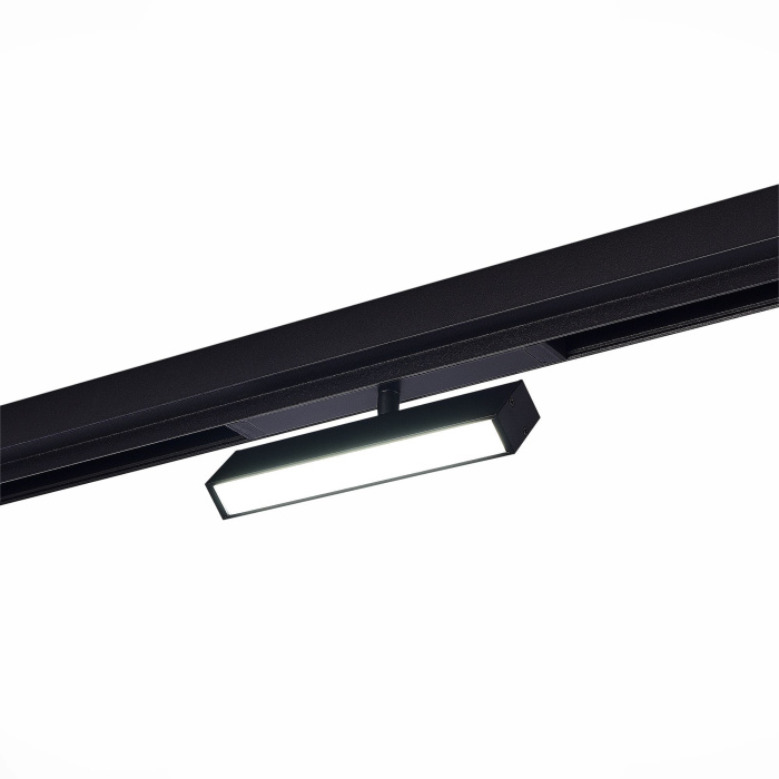 Светильник трековый Черный LED 1*9W 3000K 810Lm Ra>90 120° IP20 DxH105 220V ST378.436.09