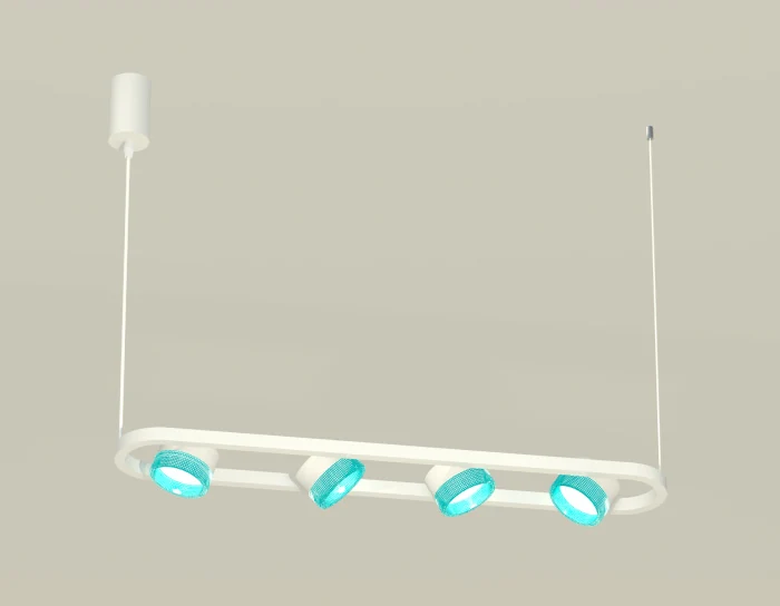 Комплект подвесного поворотного светильника с композитным хрусталем Ambrella light XB9163201