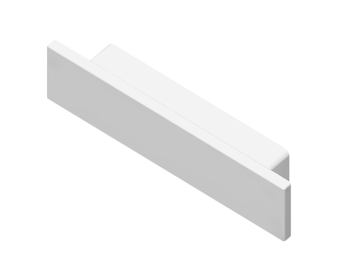 Заглушка для накладного алюминиевого профиля GP1800 (комплект 4шт) Ambrella light GP8450