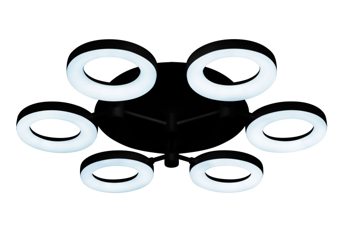 Потолочная люстра iLedex Jomo FS-014-X6-(B) 72W BK