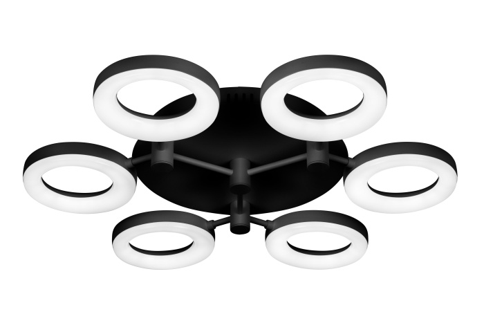 Потолочная люстра iLedex Jomo FS-014-X6-(B) 72W BK