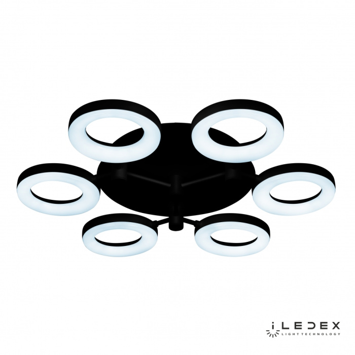 Потолочная люстра iLedex Jomo FS-014-X6-(B) 72W BK
