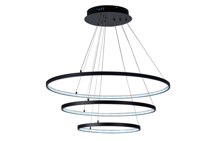 Подвесная люстра iLedex Axis D098-3 (800x600x400) BK