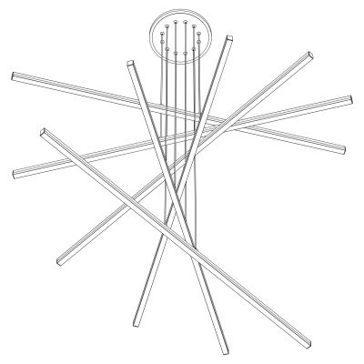 Подвесной светодиодный светильник Citilux Trent CL203761