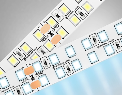 Светодиодная лента двухрядная Ambrella Light GS3703 2835 240Led /24W m/ 24V IP20 6500K 5m Ambrella light GS3703