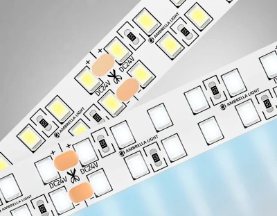 Светодиодная лента двухрядная Ambrella Light GS3703 2835 240Led /24W m/ 24V IP20 6500K 5m Ambrella light GS3703