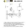 Светильник настенный Omnilux Mellitto OML-63801-01