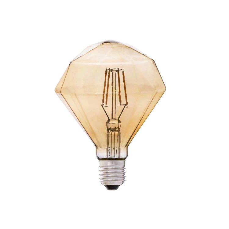 Светодиодная лампа BULB DIAMOND LED AMBER E27 4W 2200K