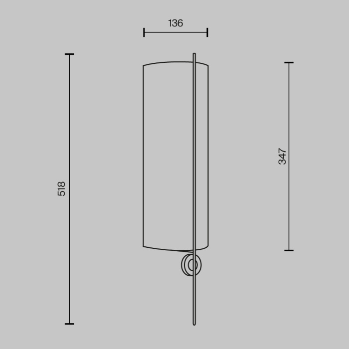 Бра Maytoni Glamping MOD437WL-02BG1