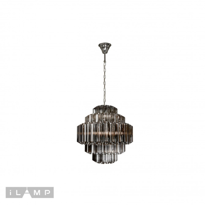 Подвесной светильник iLamp Destiny MD0267-7A CHROME+SMOKY GRAY