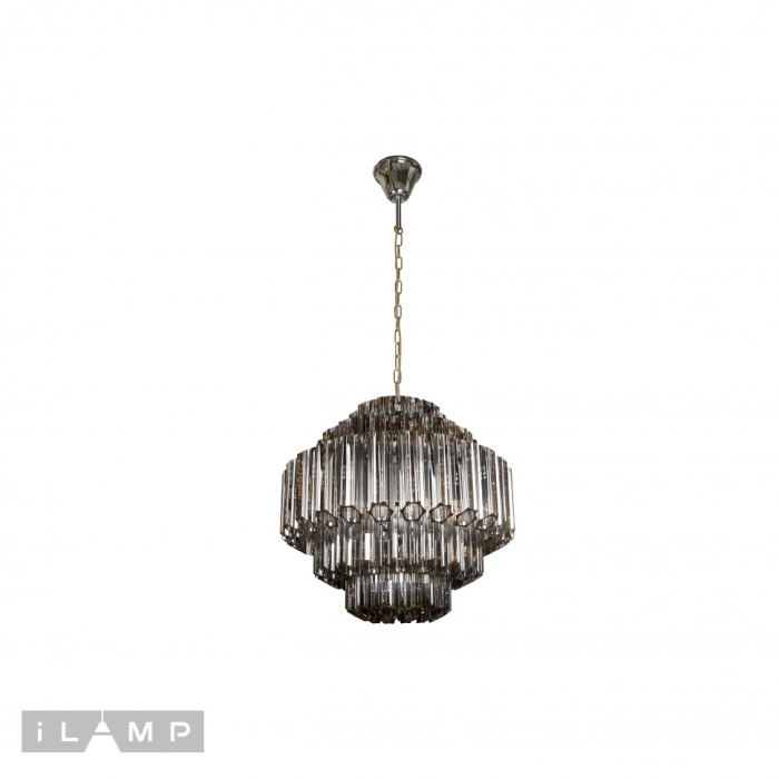 Подвесной светильник iLamp Destiny MD0267-7A CHROME+SMOKY GRAY