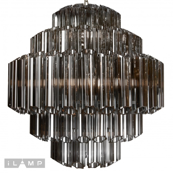 Подвесной светильник iLamp Destiny MD0267-7A CHROME+SMOKY GRAY