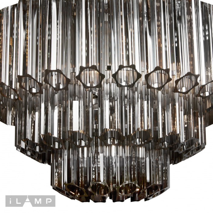 Подвесной светильник iLamp Destiny MD0267-7A CHROME+SMOKY GRAY