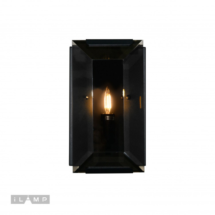 Настенный светильник iLamp Panorama 10090/1W Черный