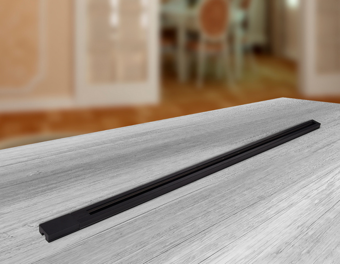 Трековый шинопровод однофазный 1м, с сетевым вводом и заглушкой Ambrella light GL7002