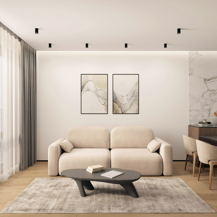 Накладной светильник Denkirs TUBE DK2050-BK