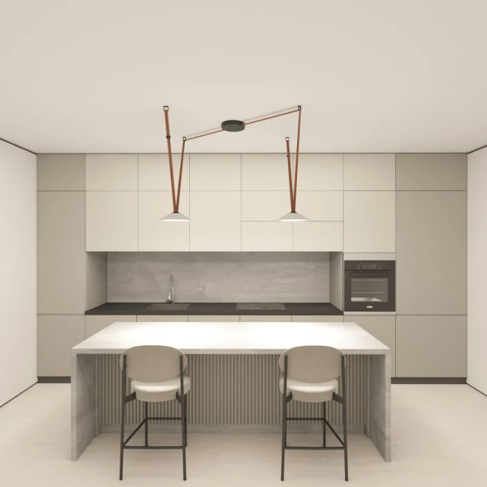 Светильник на шине Denkirs BELTY FLOW DK5564-WH+BK