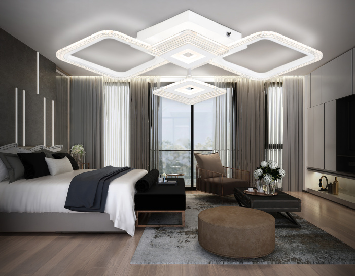 Потолочный светодиодный светильник с пультом Ambrella light FA4281