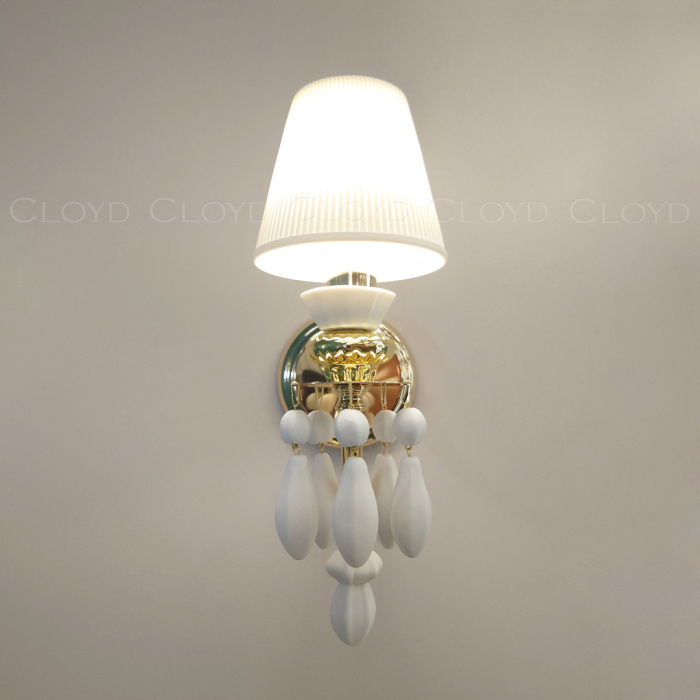 Бра Cloyd LOTTIE-B W1 - белая керамика (арт.20336)