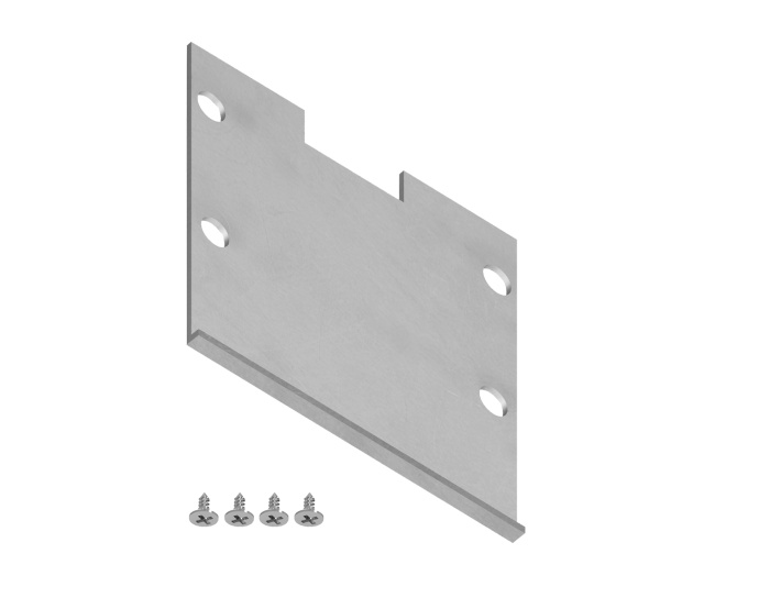 Заглушка для накладного алюминиевого профиля GP2550 (комплект 4шт) Ambrella light GP8480