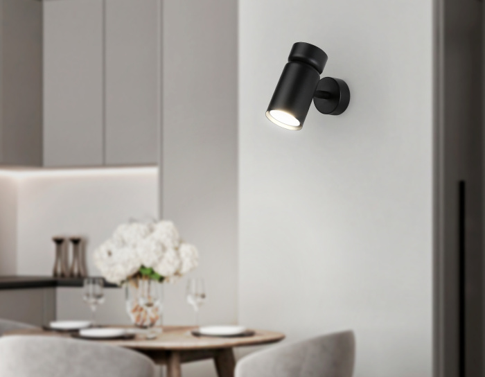 Накладной поворотный спот со сменной лампой GU10 Ambrella light TA13173