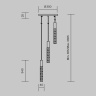 Подвесная люстра Maytoni Selemo MOD328PL-L9CH3K