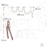 Потолочный светильник Loft it Thread 10388B Brass