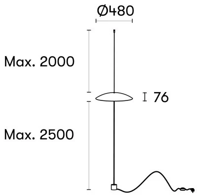 Торшер Leds C4 NOWAY Gold
