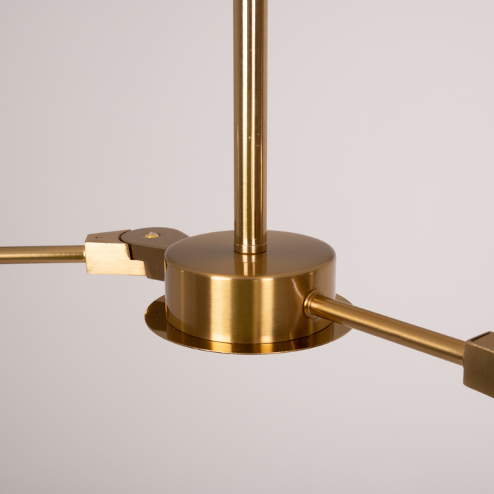 Люстра на штанге LATE D55 Gold ImperiumLoft