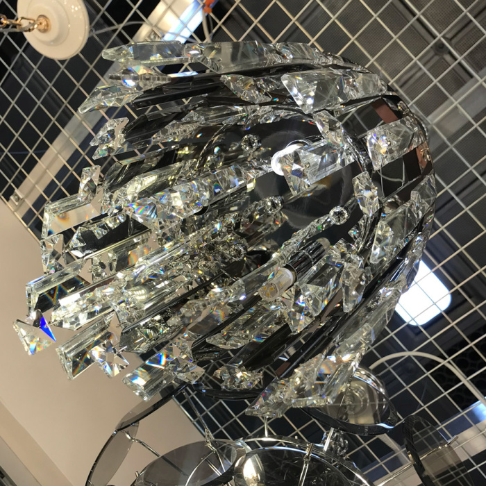 Подвесной светильник Cloyd ALCATRAZ-A P3 / Ø23 см - хром (арт.10601)