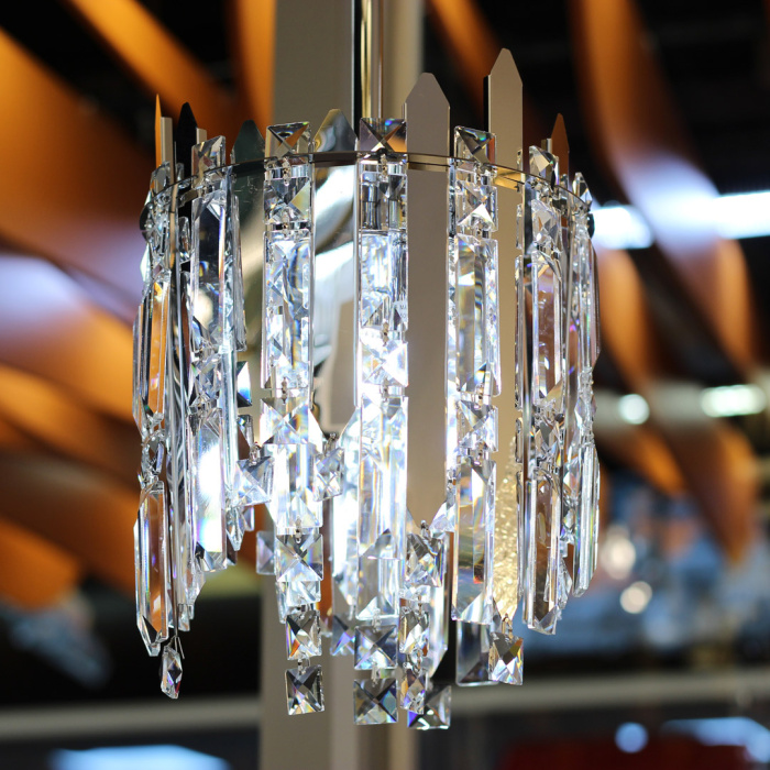 Подвесной светильник Cloyd ALCATRAZ-A P3 / Ø23 см - хром (арт.10601)