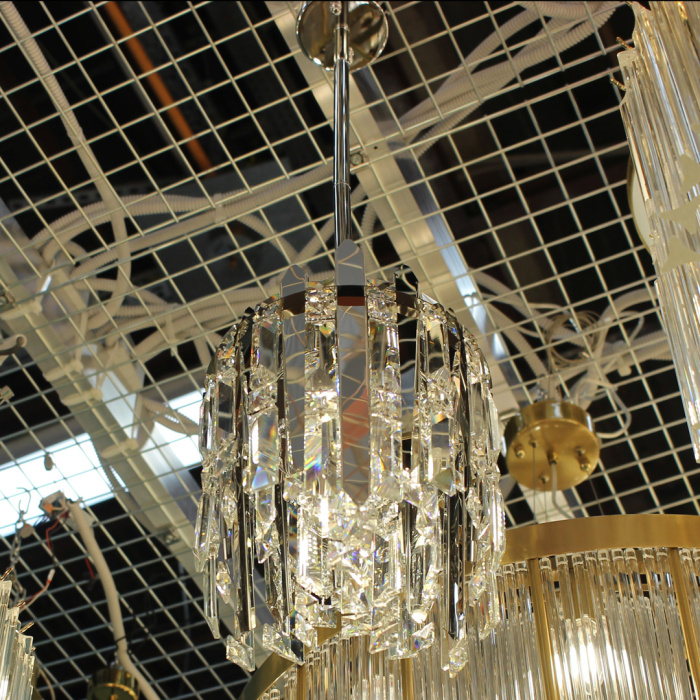 Подвесной светильник Cloyd ALCATRAZ-A P3 / Ø23 см - хром (арт.10601)