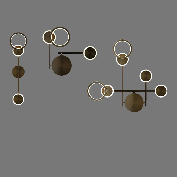 Настенный светильник ZINGY B Black ImperiumLoft