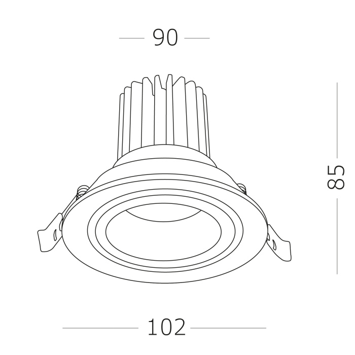 Светильники встраиваемые ST705.448.10 ST LUCE