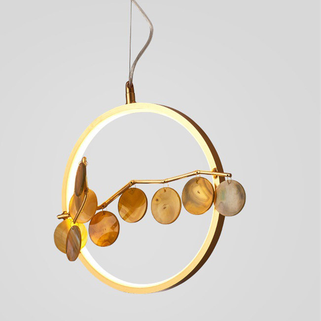 Подвесной светильник AGATE 10 multicolour D60 ImperiumLoft