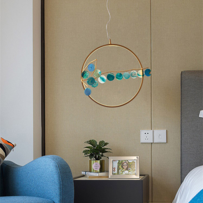 Подвесной светильник AGATE 10 multicolour D60 ImperiumLoft