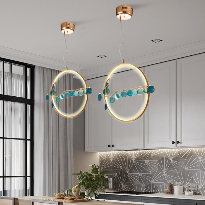 Подвесной светильник AGATE 10 multicolour D60 ImperiumLoft