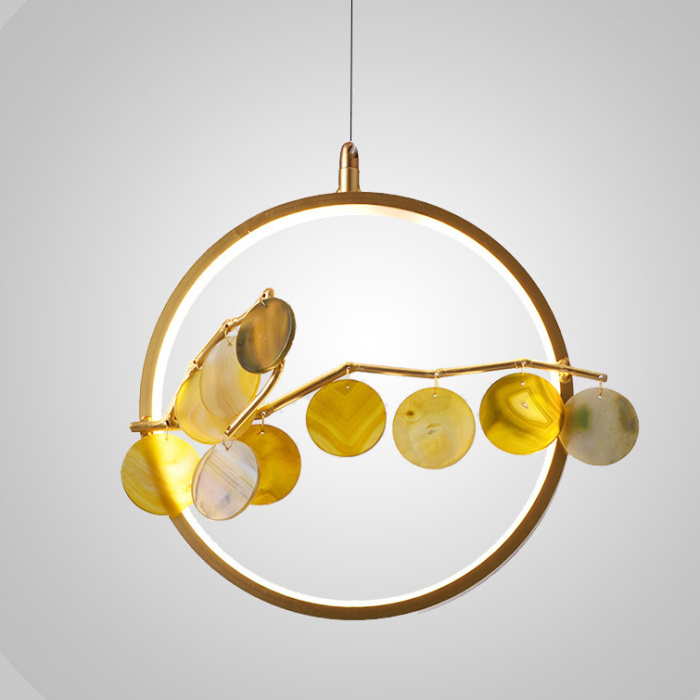 Подвесной светильник AGATE 10 multicolour D60 ImperiumLoft