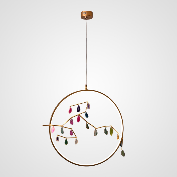 Подвесной светильник AGATE 10 multicolour D60 ImperiumLoft