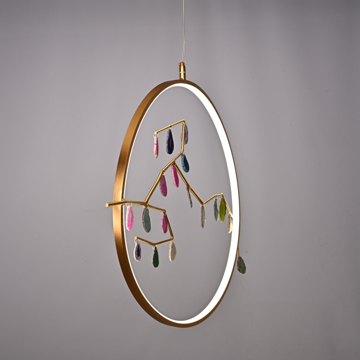 Подвесной светильник AGATE 10 multicolour D60 ImperiumLoft