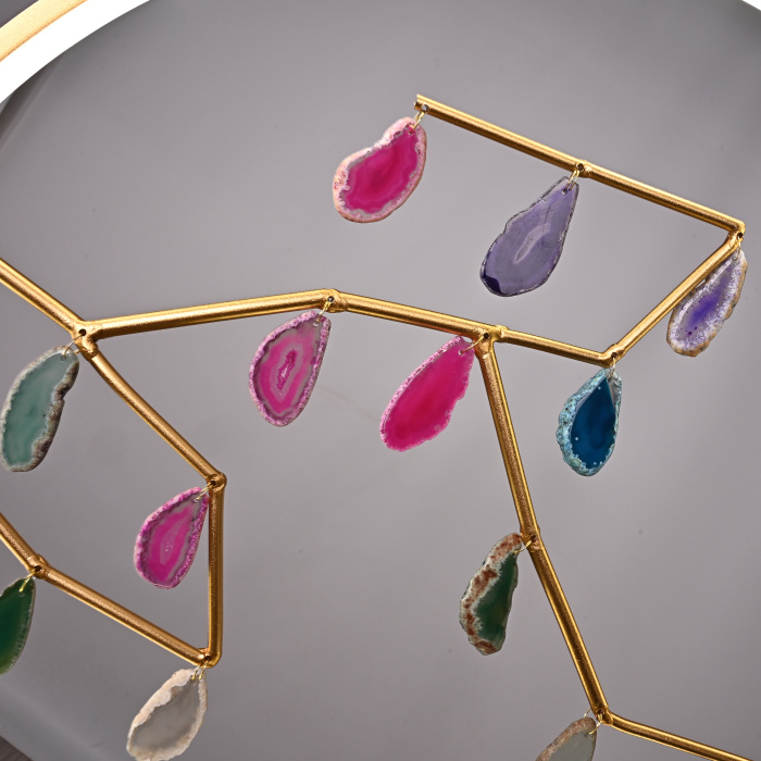 Подвесной светильник AGATE 10 multicolour D60 ImperiumLoft