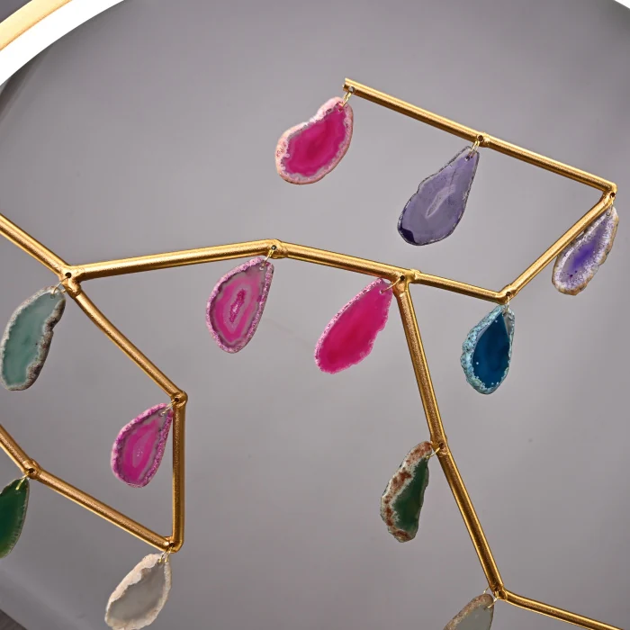 Подвесной светильник AGATE 10 multicolour D60 ImperiumLoft