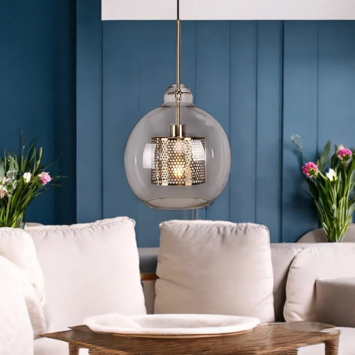 Подвесной светильник CATCH F pear brass D30 ImperiumLoft