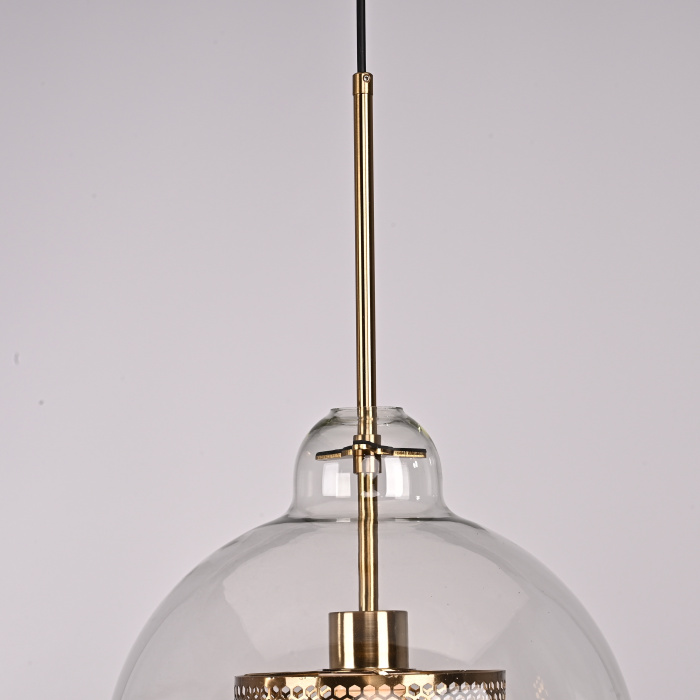 Подвесной светильник CATCH F pear brass D30 ImperiumLoft