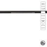 Магнитный трековый светильник Arte Lamp OPTIMA 0.1-10V A7476PL-1BK