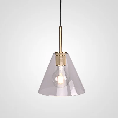 Подвесной светильник RH Utilitaire Funnel Pendant Brass ImperiumLoft