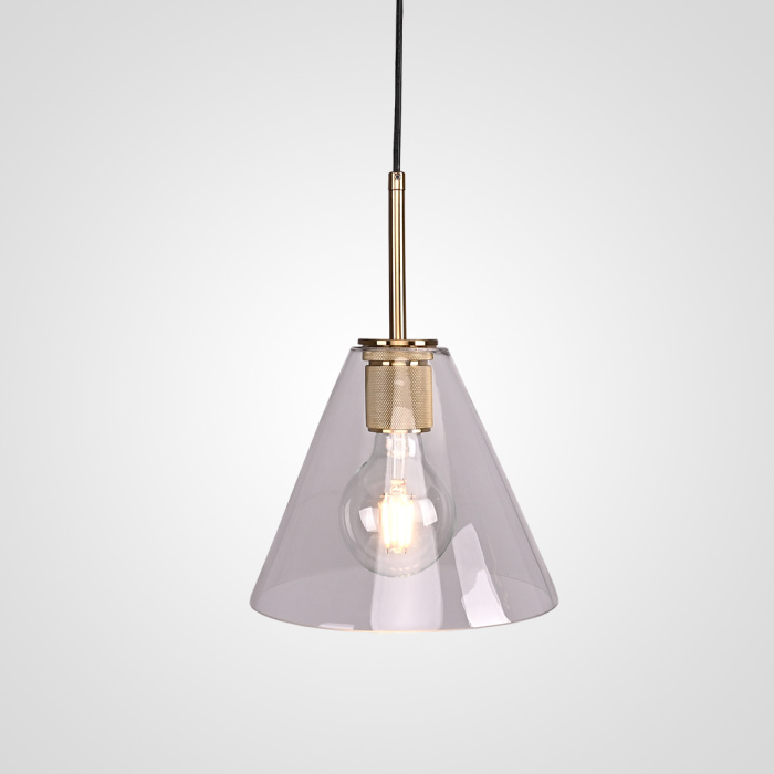 Подвесной светильник RH Utilitaire Funnel Pendant Brass ImperiumLoft