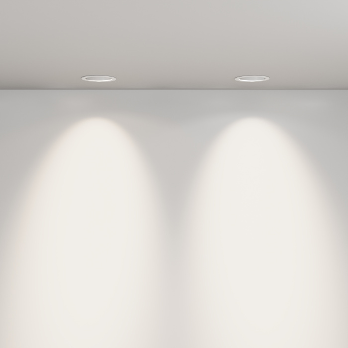 Встраиваемый светильник Maytoni Lens DL105-12W4K-W