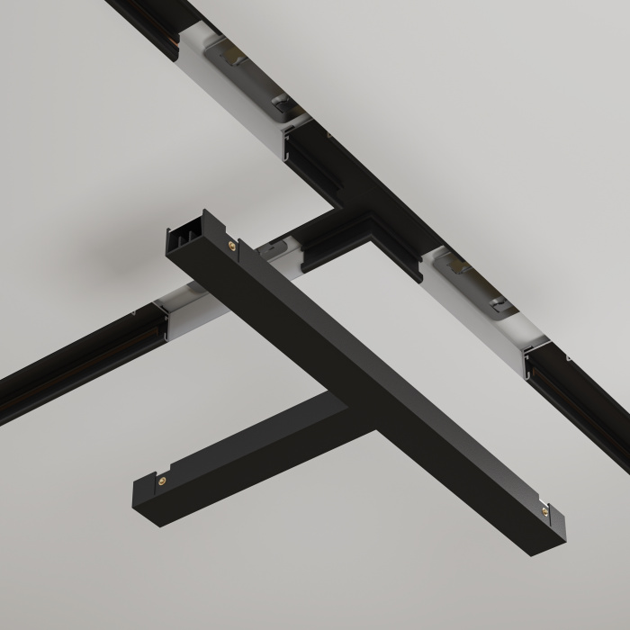 Т- образный коннектор встраиваемый под ГКЛ 12,5 мм Maytoni TRA172CT-12B